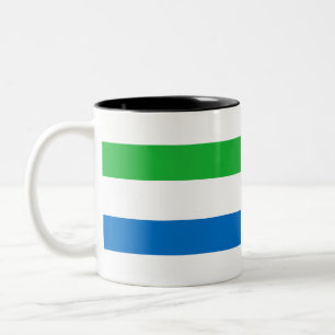 Tasse 2 Couleurs Drapeau Sierra Leone