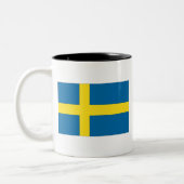 Tasse 2 Couleurs Drapeau suédois (Gauche)