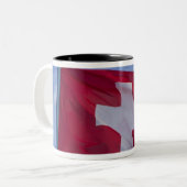 Tasse 2 Couleurs Drapeau suisse RF) (Devant gauche)