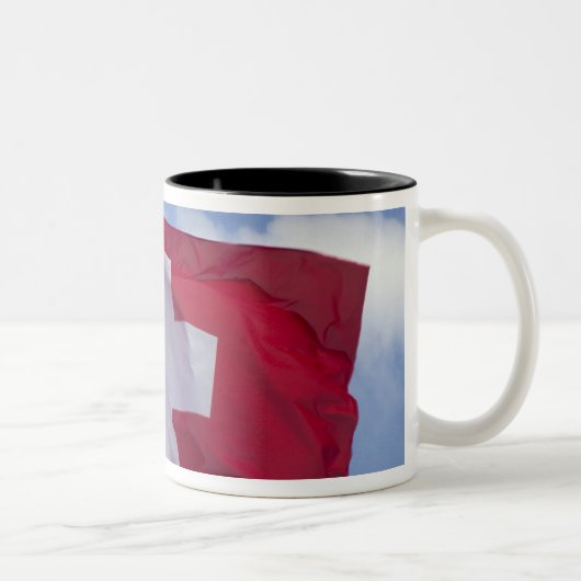Tasse 2 Couleurs Drapeau suisse RF) (Droit)