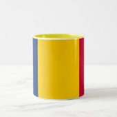 Tasse 2 Couleurs Drapeau Tchad (Centre)