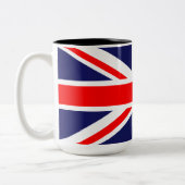Tasse 2 Couleurs Drapeau Union Jack - UK (Gauche)