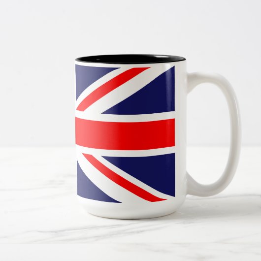 Tasse 2 Couleurs Drapeau Union Jack - UK (Droit)