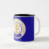 Tasse 2 Couleurs Drapeau urbain de Louisville (Devant droit)