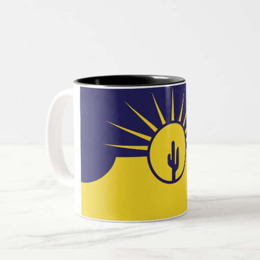 Tasse 2 Couleurs Drapeau urbain de Mesa (Devant gauche)