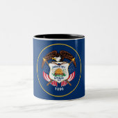 Tasse 2 Couleurs Drapeau Utah (Centre)