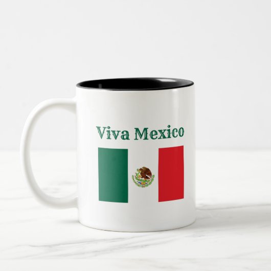Tasse 2 Couleurs Drapeau Viva Mexico (Gauche)
