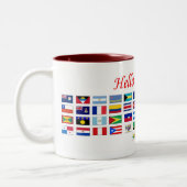 Tasse 2 Couleurs Drapeaux de l'Amérique (Gauche)