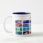 Tasse 2 Couleurs Drapeaux d'Océanie (Gauche)