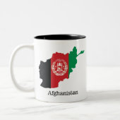Tasse 2 Couleurs Drapeaux et pays Afghanistan (Gauche)