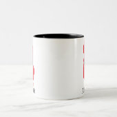 Tasse 2 Couleurs Drapeaux et pays Albanie (Centre)