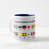 Tasse 2 Couleurs Drapeaux maritimes (Devant gauche)