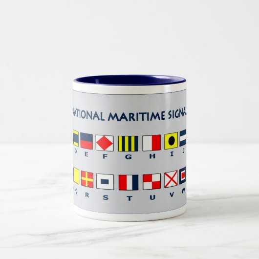 Tasse 2 Couleurs Drapeaux maritimes (Centre)