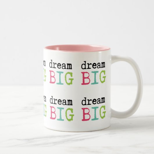 Tasse 2 Couleurs Dream Big (Droit)