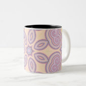 Tasse 2 Couleurs Dreamy Swirls - Pastel Motif psychédélique (Devant droit)