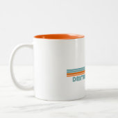 Tasse 2 Couleurs Driftwood Beach Georgia Sun Palm Trees (Gauche)