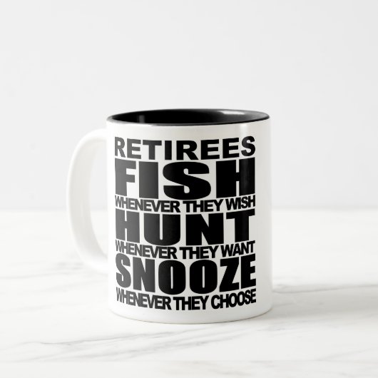 Tasse 2 Couleurs droits des retraités (Devant gauche)