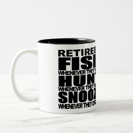 Tasse 2 Couleurs droits des retraités (Gauche)