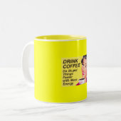 Tasse 2 Couleurs Drôle (Devant gauche)
