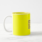 Tasse 2 Couleurs Drôle (Gauche)