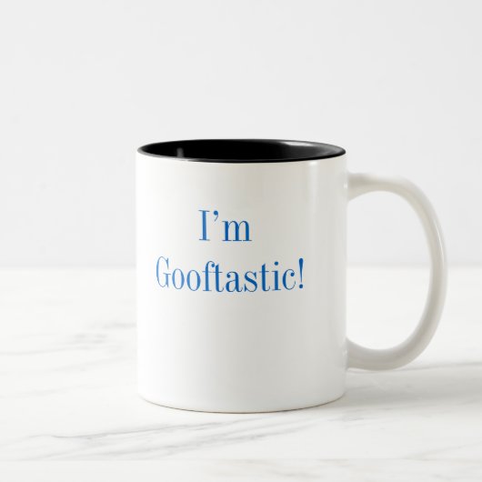 Tasse 2 Couleurs Drôle Citation Descriptive Amusante et Idiote (Droit)