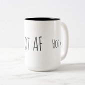 Tasse 2 Couleurs Drôle de chaudasse (Devant droit)