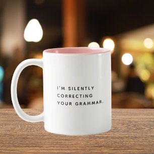 Tasse 2 Couleurs Drôle de dire Coworker Office cadeau