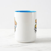Tasse 2 Couleurs Drôle de Taco Buzz Bumble Bee (Centre)