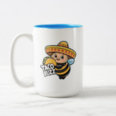 Tasse 2 Couleurs Drôle de Taco Buzz Bumble Bee (Gauche)