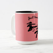 Tasse 2 Couleurs Drôle Divorce Sympathy Dons (Devant gauche)