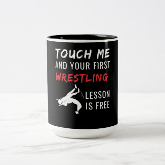 Tasse 2 Couleurs Drôle Entraîneur De Lutte Sports Lutte Lover Cadea