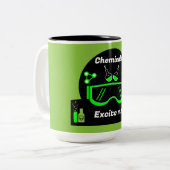 Tasse 2 Couleurs Drôle Ingénieur Chimique Cadeaux (Devant gauche)
