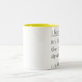 Tasse 2 Couleurs Drôle J'Ai CDO Comme OCD (Centre)