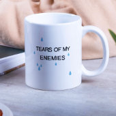 Tasse 2 Couleurs Drôle Larmes De Mes Ennemis Sarcastique moderne
