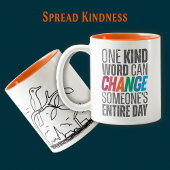 Tasse 2 Couleurs Drôle mignon Devis de changement tendance