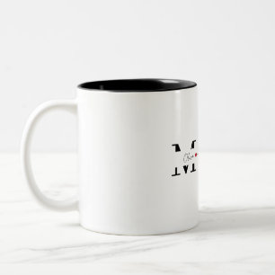 Tasse 2 Couleurs Drôle Nouveau cadeau maman Typographie moderne Fêt
