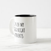 Tasse 2 Couleurs Drôle opposants (Devant gauche)