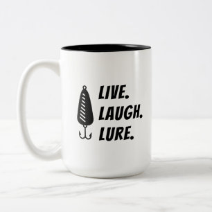 Tasse 2 Couleurs Drôle Pêche Vit. Rire Lure.