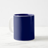 Tasse 2 Couleurs Drôle Perdre Internet WiFi - Bleu (Devant gauche)