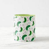 Tasse 2 Couleurs Drôle Pickles Gherkins et Motif d'oignon pilé (Centre)