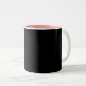 Tasse 2 Couleurs Drôle Respecte Mes Copains Trans Mois de la Fierté (Devant droit)