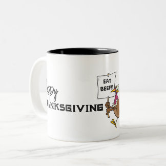 Tasse 2 Couleurs Drôle Thanksgiving
