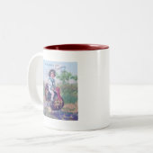 Tasse 2 Couleurs Drôle Thanksgiving Turquie (Devant gauche)