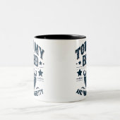Tasse 2 Couleurs Drôle Toucher Ma Barbe (Centre)