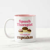 Tasse 2 Couleurs Drôle travaillera pour l'orthophoniste de petits (Gauche)