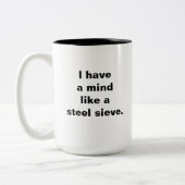 Tasse 2 Couleurs Drôle Typographie simple Sarcastique (Gauche)