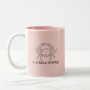 Tasse 2 Couleurs Drôle Un Peu Grognon Minimaliste Esthétique D'été