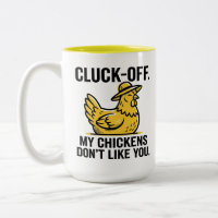 Drôle Vintage Cluk Off Amoureux de Poules Minimali