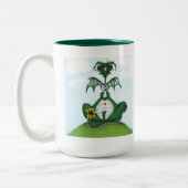 Tasse 2 Couleurs Drôle Yogi Dragon Peinture (Gauche)