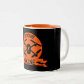 Tasse 2 Couleurs Drone Hobbyiste | Pilote de drone | Photographie | (Devant droit)